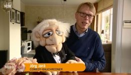 Bauchredner Jörg Jará mit Puppe Herrn Jensen im NDR-Fernsehen