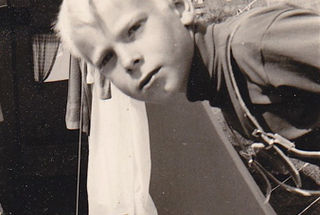 Hans Jörg Pütz im Alter von 7 Jahren